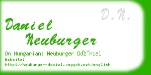 daniel neuburger business card